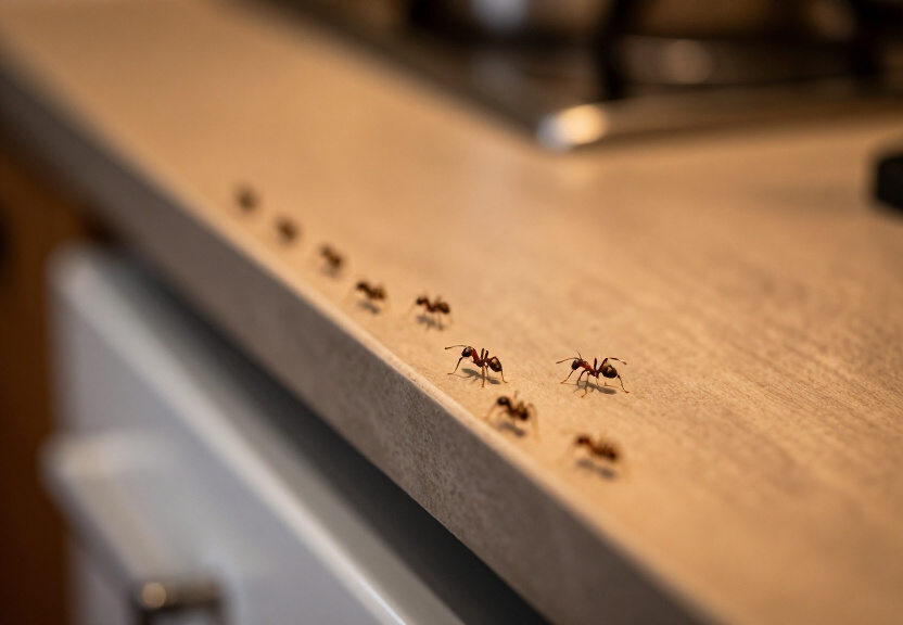 Ant Infestation in a Roseville Kitchen